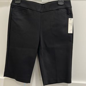 Ecru new with tags black dress shorts